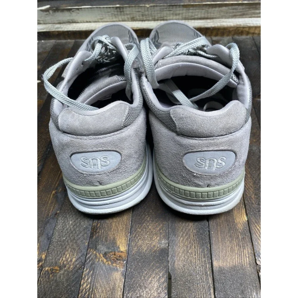 SAS Mesh Tripad Comfort Walking Shoes Men's 11.5 M Gray Lace Up Sneakers